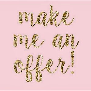 Open to negotiating.